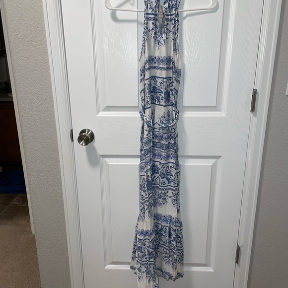 LOFT Petite Extra Small Garden Halter Maxi Dress - Picture 5 of 12